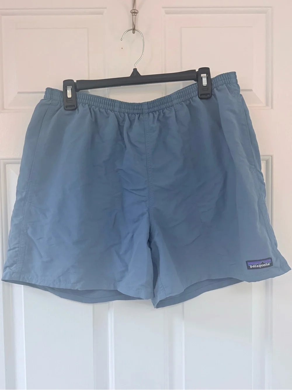 Like new Patagonia Slate Blue Casual Swim Shorts, Size L